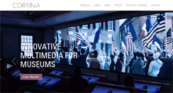 Desktop Screenshot of cortinaproductions.com